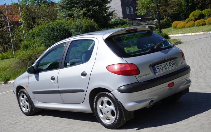 Peugeot 206 cena 4999 przebieg: 81000, rok produkcji 1999 z Katowice małe 277